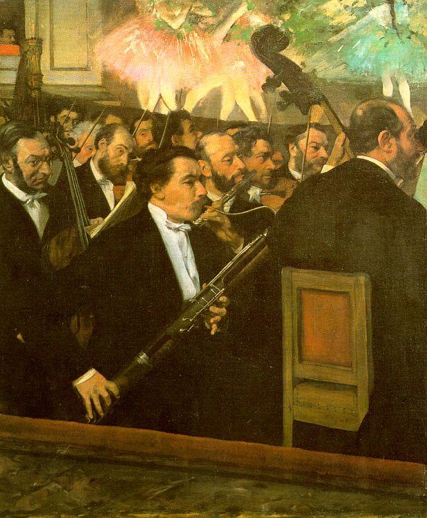 Edgar Degas The Orchestra of the Opera France oil painting art